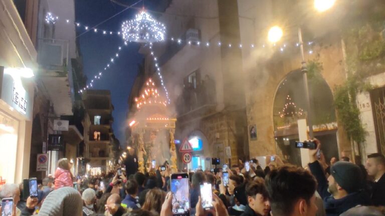 processione madonna via licata 2023