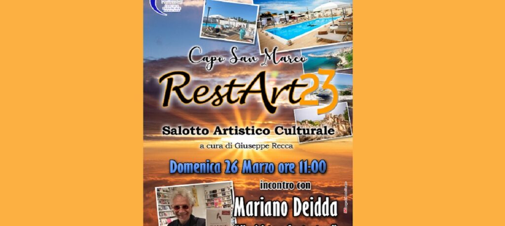 Il cantautore Mariano Deidda apre la terza edizione di “San Marco RestArt”