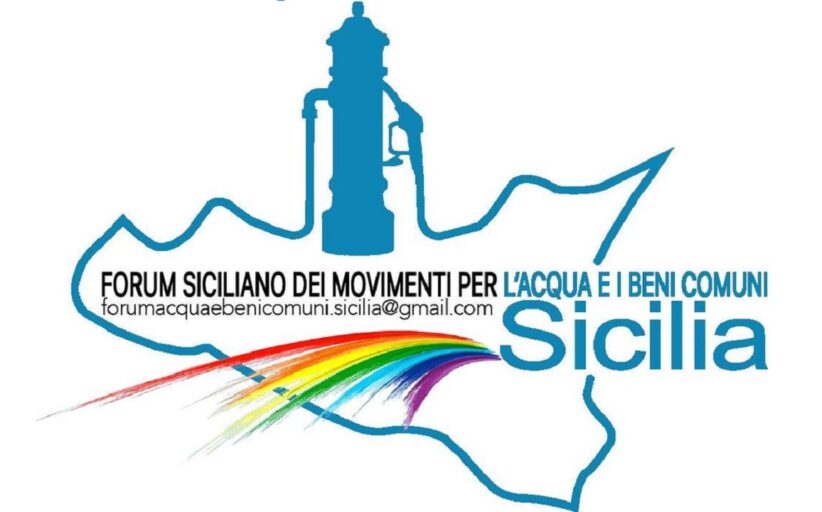 Forum siciliano movimento acqua chiede chiarimenti su possibile acquisizione da parte di Italgas del capitale sociale di Siciliacque spa