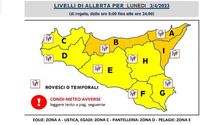 meteo 3 aprile 2023