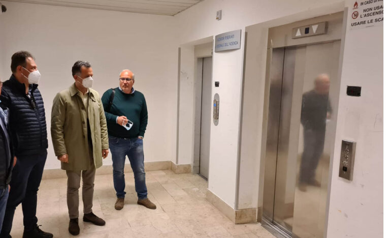 ospedale sopralluogo ascensori