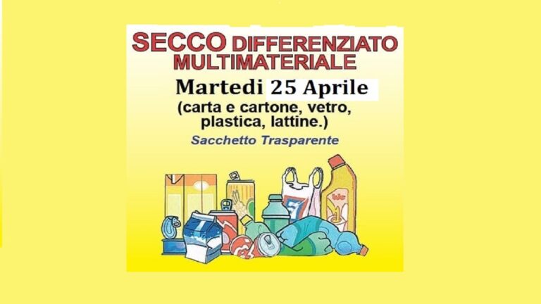 raccolta differenziata secco