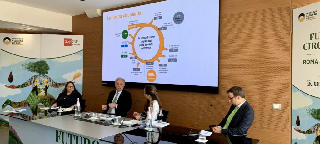 Conou, nel 2022 con l’olio lubrificante rigenerato risparmiati 130 mln