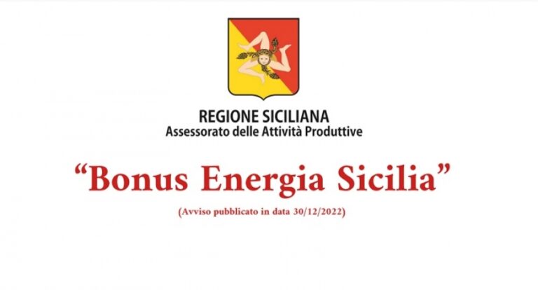 bonus energia sicilia