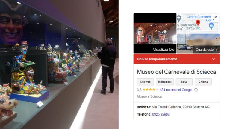 museo carnevale sciacca chiuso
