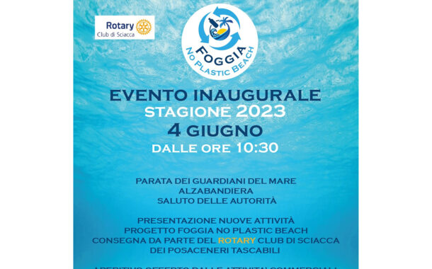 Stamane alla Foggia il via alla stagione No Plastic Beach