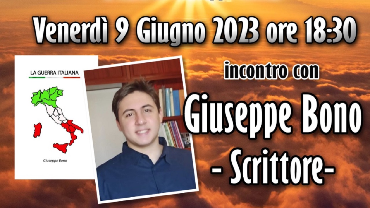 Giovani e libri: Giuseppe Bono a San Marco RestArt presenta 