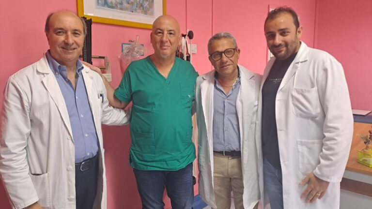 da sx Pillitteri, Santangelo, Incorvaia, Giovanni Vaccaro oncologo