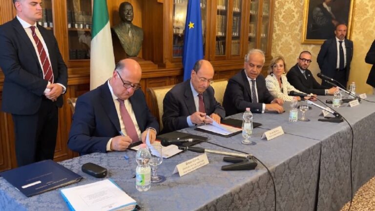 Beni confiscati firma protocollo schifani 2023