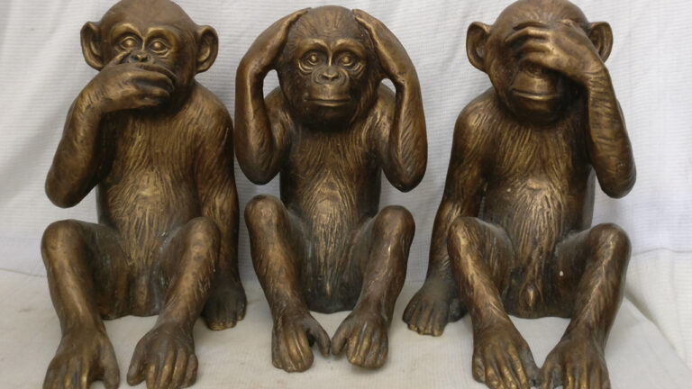 Le tre scimmiette