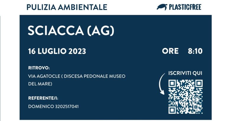 plastic free sciacca 16 luglio 2023