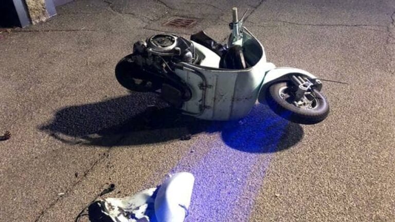 scooter incidente