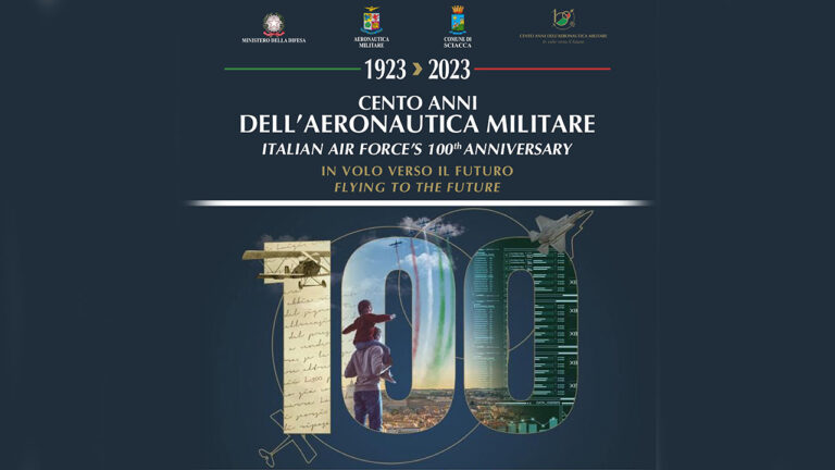 cento anni dell'aeronautica militare - locandina evento sciacca