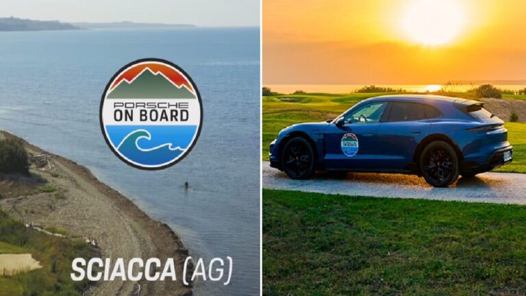 porsche on board sciacca logo 2023