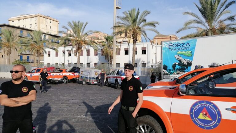 protezione civile sciacca a lampedusa 2023