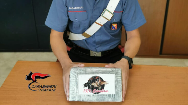 cocaina carabinieri Trapani