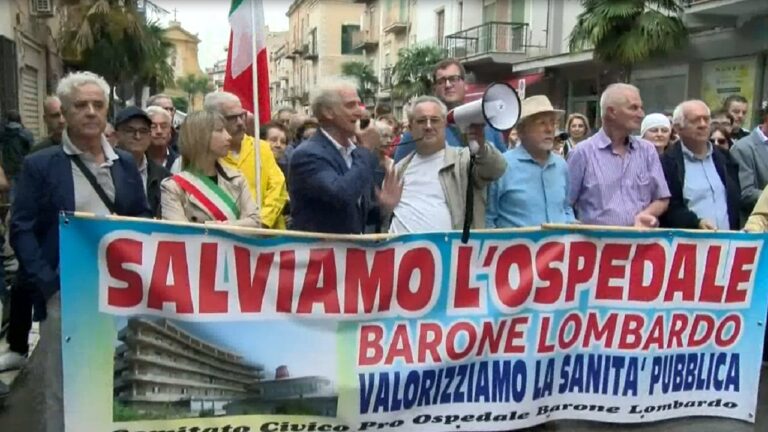 ospedale canicatti corteo 2023