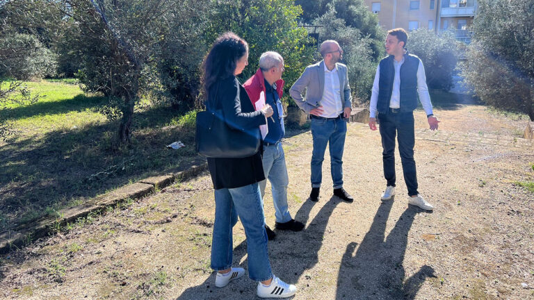 Parco per cani sopralluogo