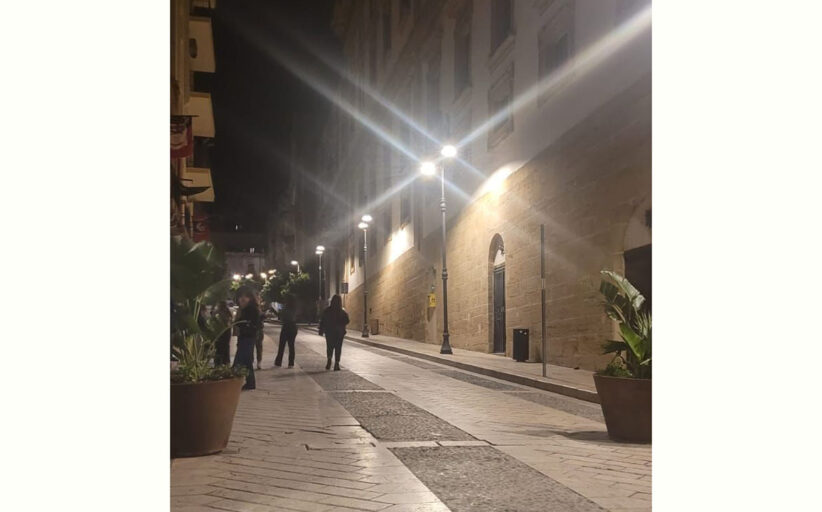 Via Roma, ripristinata l'illuminazione pubblica. Patti: 