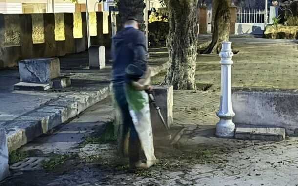 Giummare, associazione ripulisce il piazzale in vista dello spettacolo dedicato al Dixmude