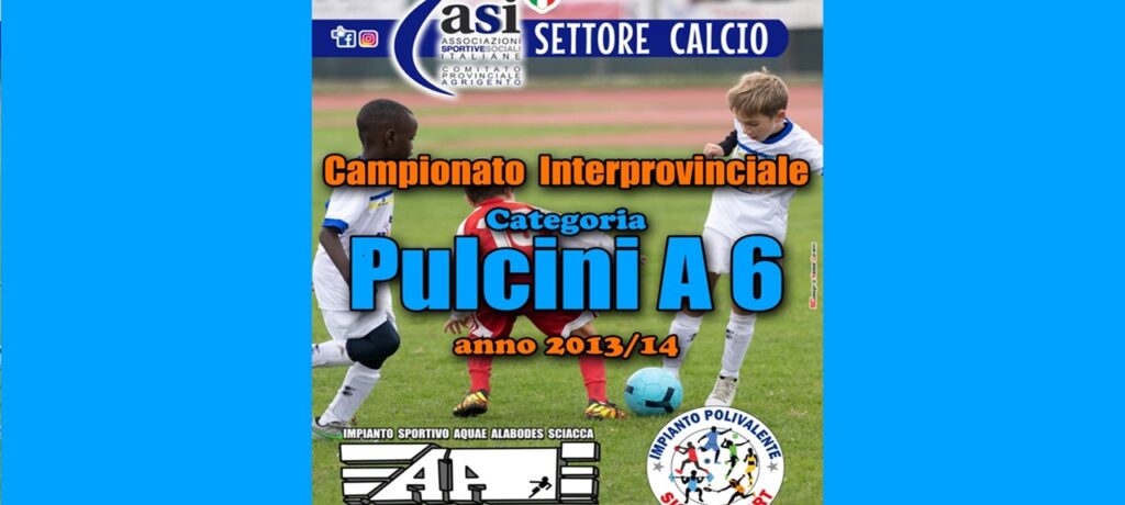 Al via oggi il Campionato Interprovinciale Asi calcio giovanile a 6