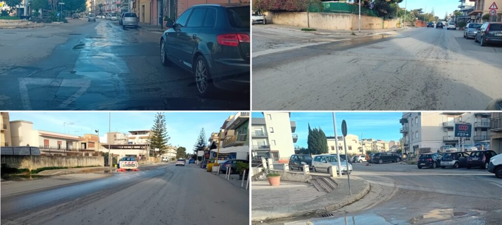 I cittadini segnalano: festival di perdite idriche in corso Miraglia