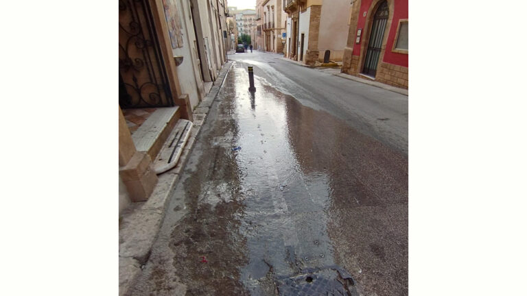 Perdita idrica via Gerardi
