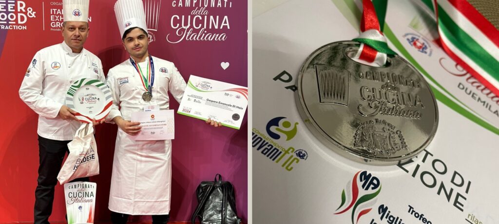 Lo chef-coach Ignazio Interrante medaglia d'argento ai campionati italiani di cucina di Rimini