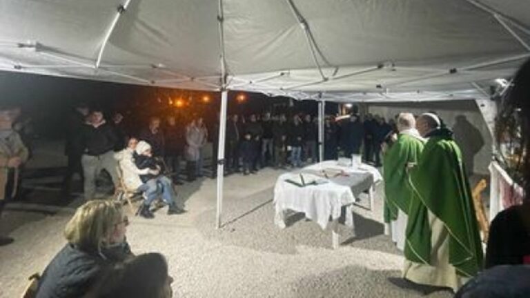 messa protesta agricoltori 2024