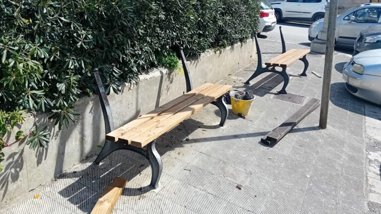 panchine rifacimento 2024