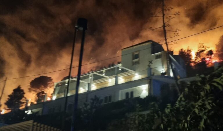 Incendio Castellammare del Golfo