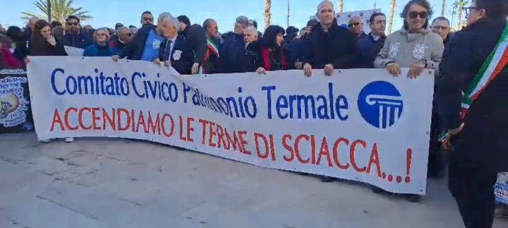 Manifestazione Terme 6 marz 2024