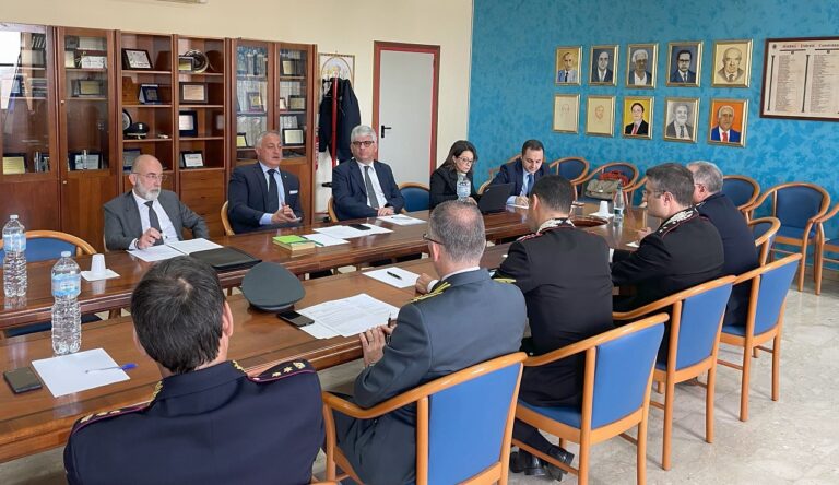 Riunione ordine pubblico Ribera 1