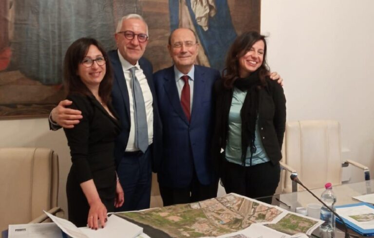Terme, Schifani con tecnici Drt