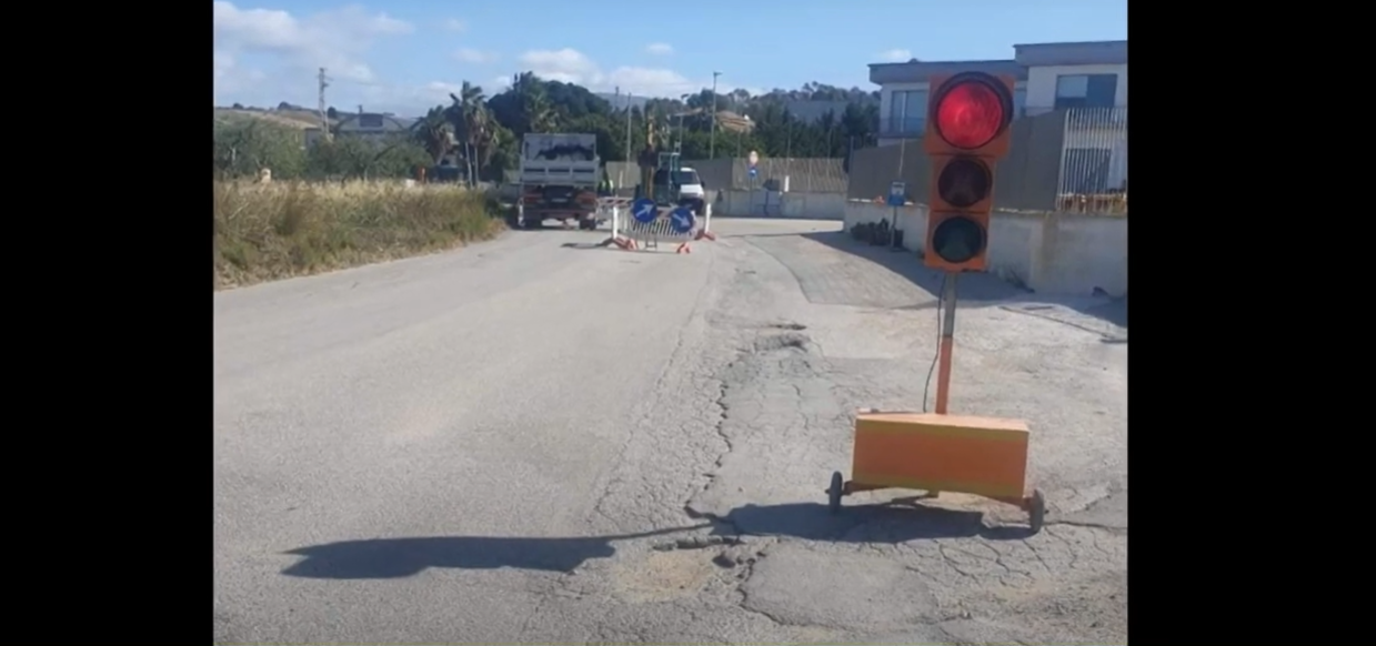 Viale Siena, in corso lavoro riparazione maxi perdita idrica