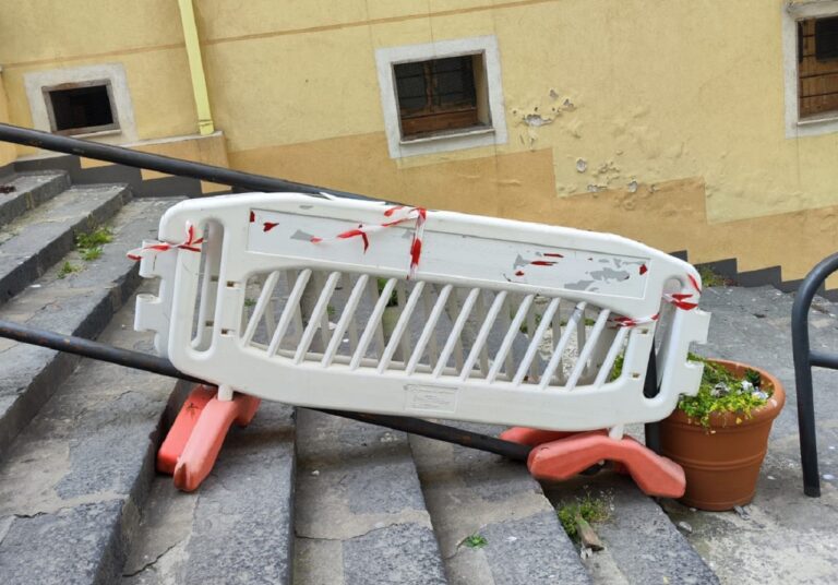 Transenna scalinata Orti San Salvatore