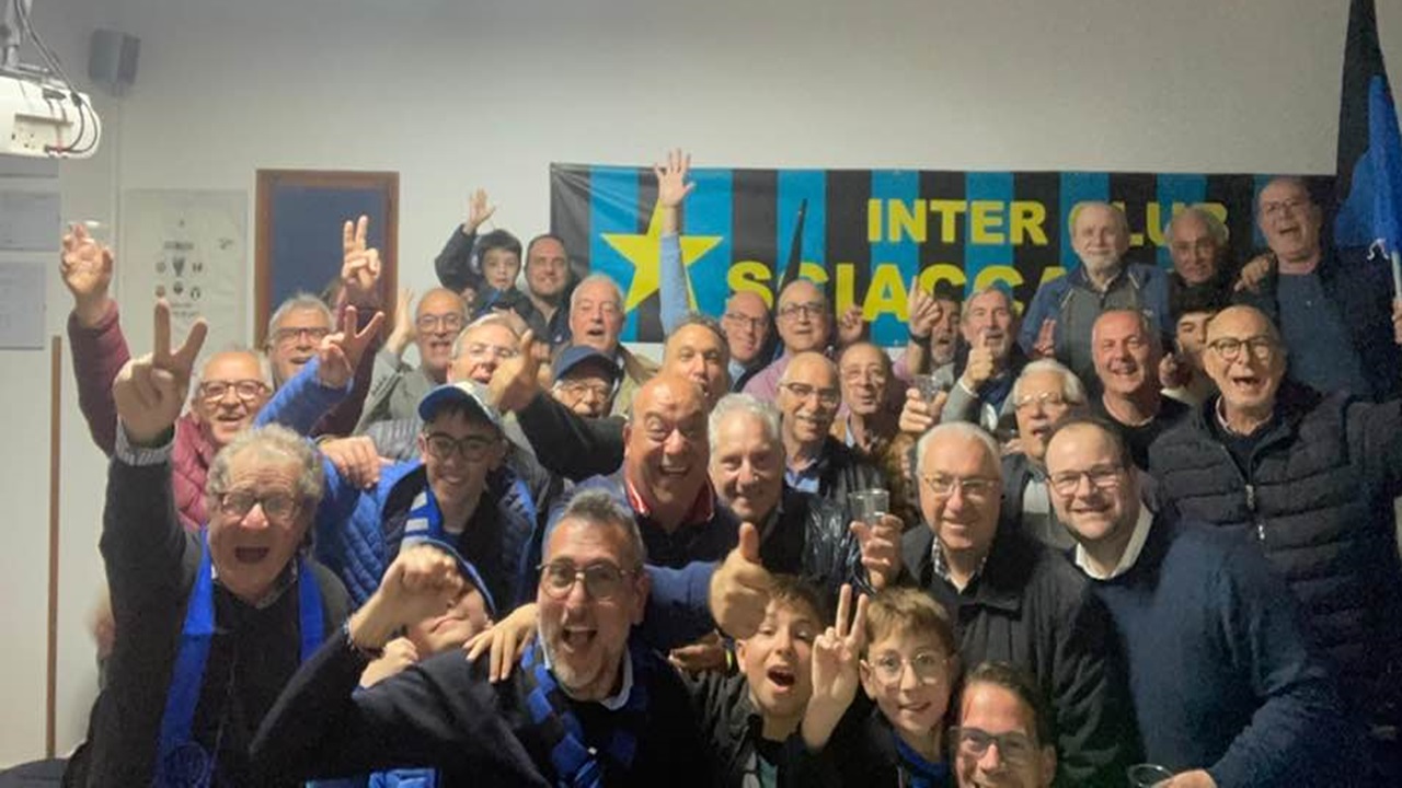 Inter campione d'Italia, festeggiamenti anche a Sciacca