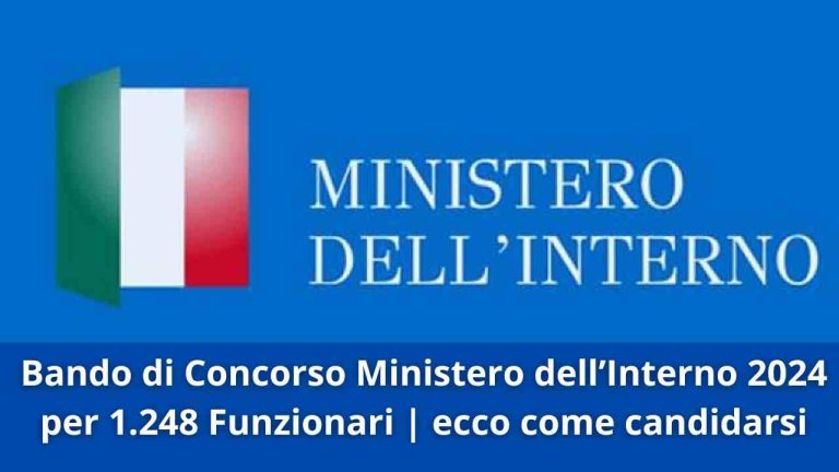 Concorso Ministero dell'interno
