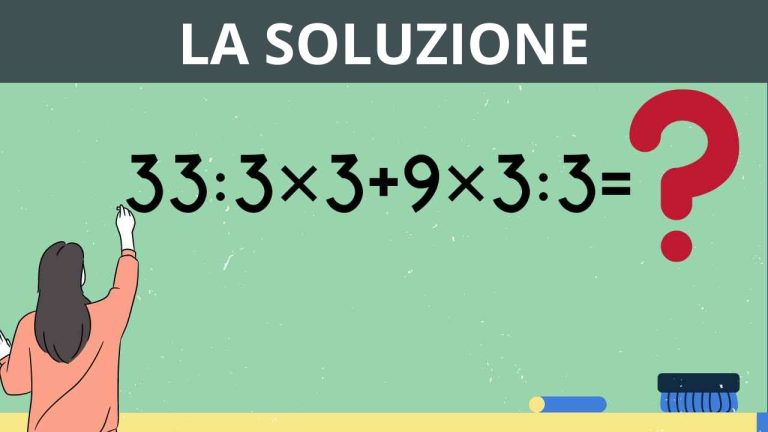 La soluzione