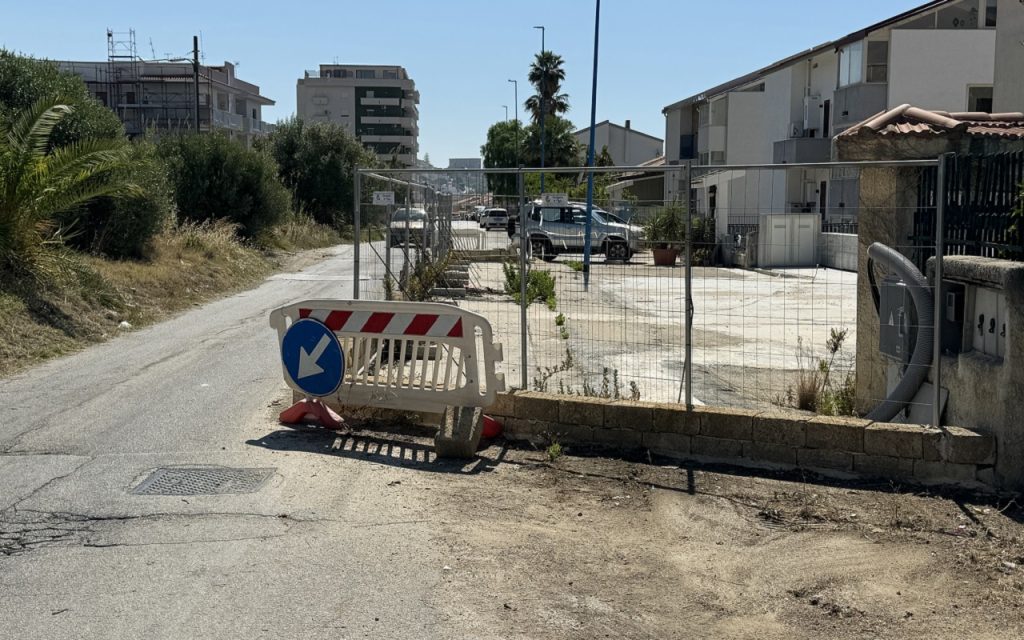Via Lido cantiere strettoia nubifragio 2021