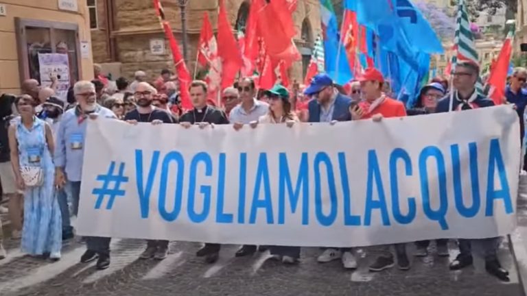 corteo acqua agrigento 2024