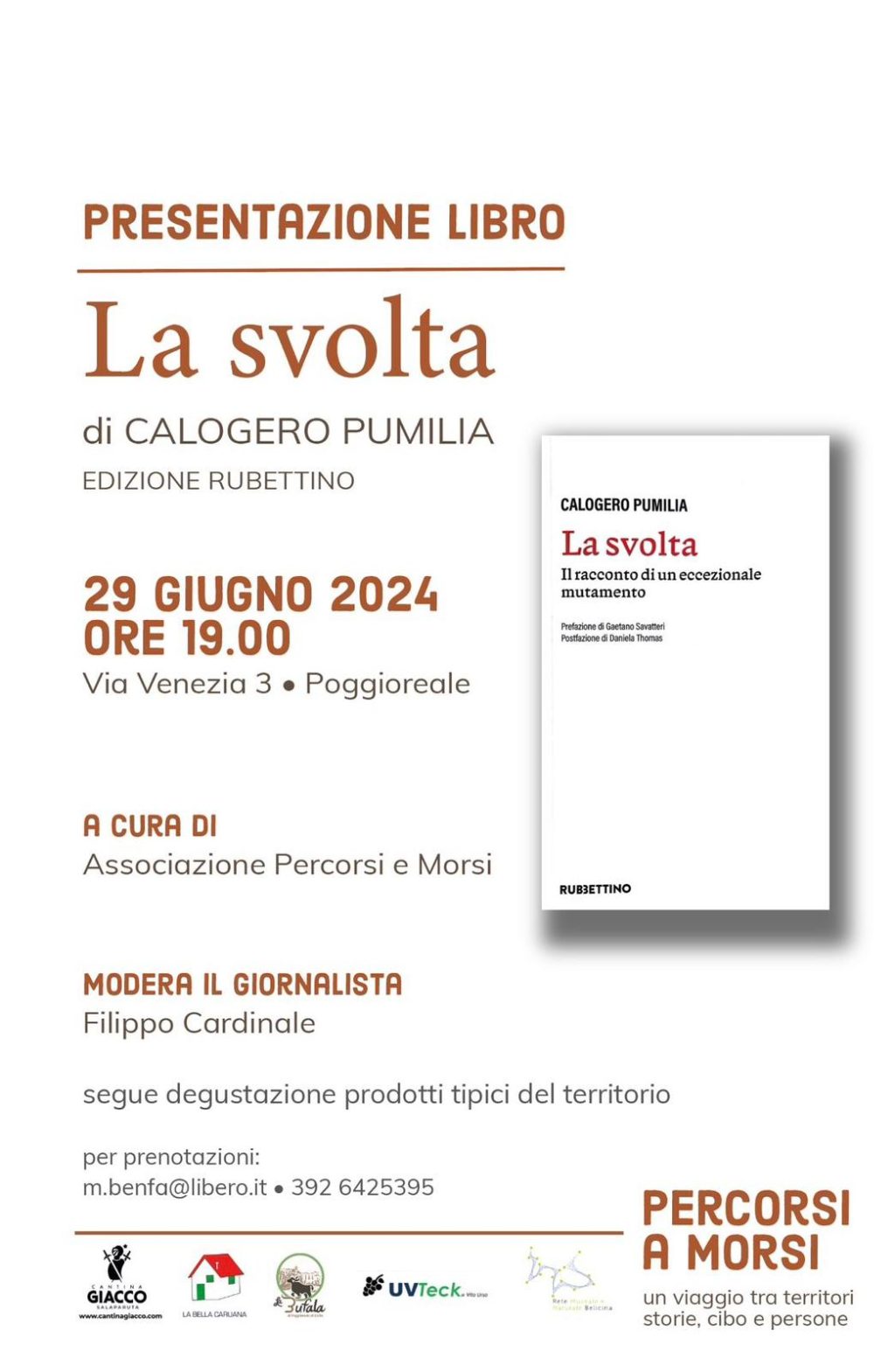 la Svolta libro di Pumilia