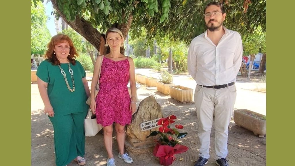 anniversario via damelio 2024, omaggio sindaco fabio termine