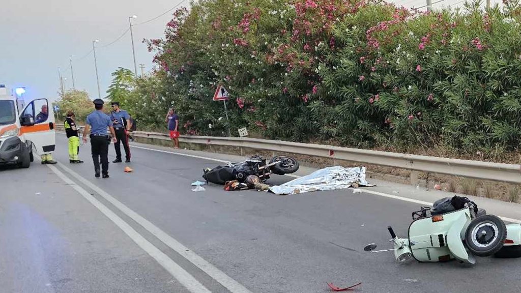 incidente caos agrigento moto 2024