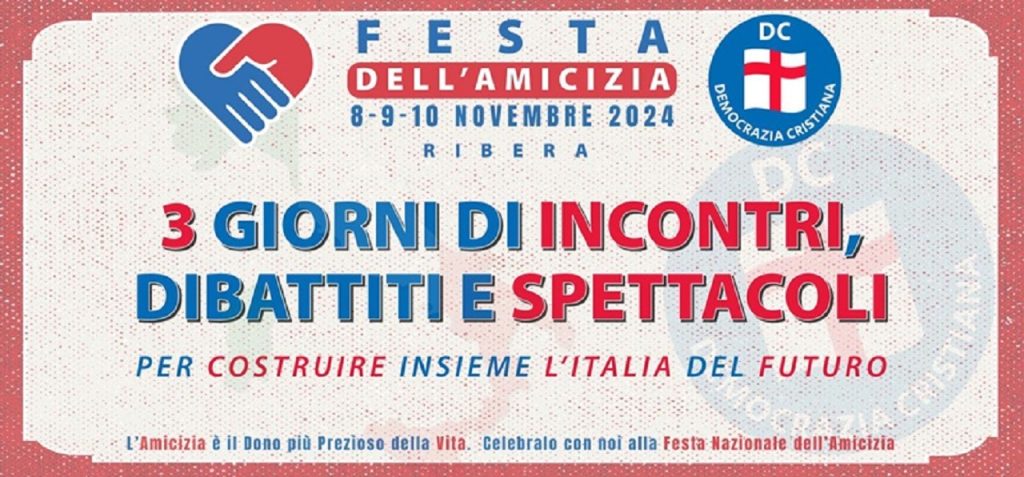 Festa dell'amicizia Ribera 2024