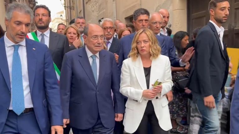 Schifani e Meloni siracusa 2024
