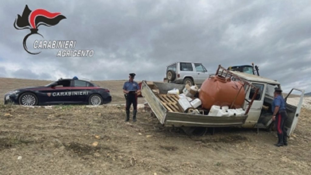 Furo cantina Salaparuta carabinieri