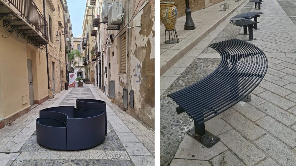 PANCHINA E AIUOLE CENTRO STORICO 2024