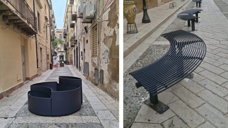 PANCHINA E AIUOLE CENTRO STORICO 2024