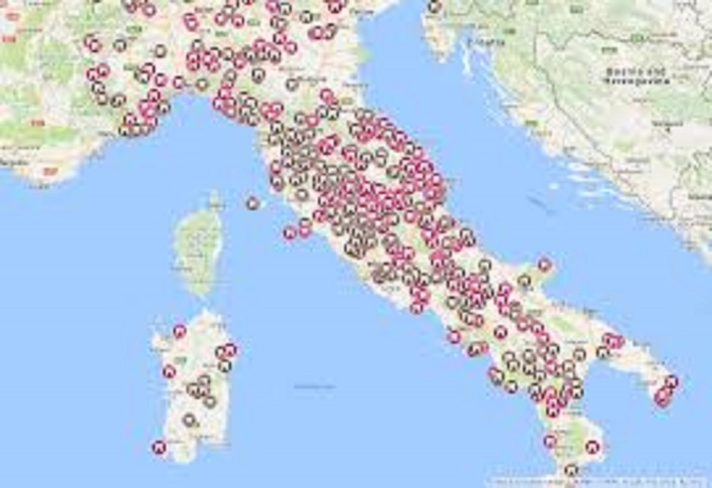 mAPPA BORGHI ITALIANI